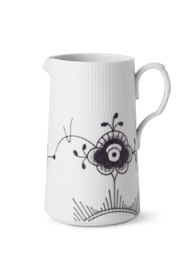 Royal Copenhagen Sort Mega riflet kande - 1,5 L. - Bahne